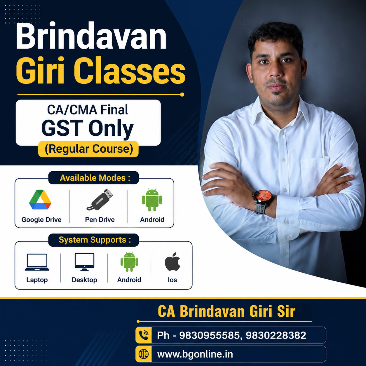 CA Final GST Only (Regular Batch) For Nov2026 Exams